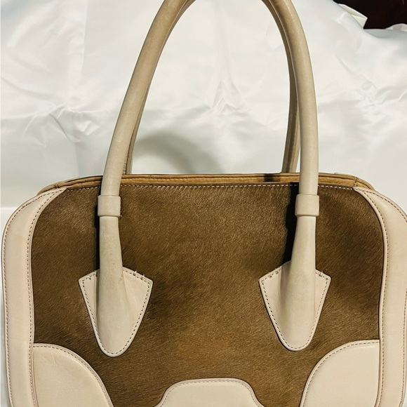 Pour La Victoire Handbag, Suede / Leather / Horse Hair - Picture 2 of 8